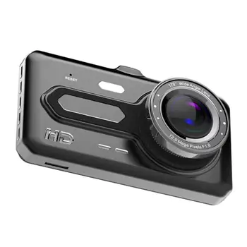 

1080p Reverse Image IPS Screen 4-Inch Dual Lens Tachograph Driving Recorder Motion Detection Night Vision G-Sensor