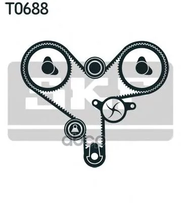 Комплект Ремня Грм Lexus/ Toyota Rx/ Avalon/ Camry 93-05 Skf арт. VKMA91011