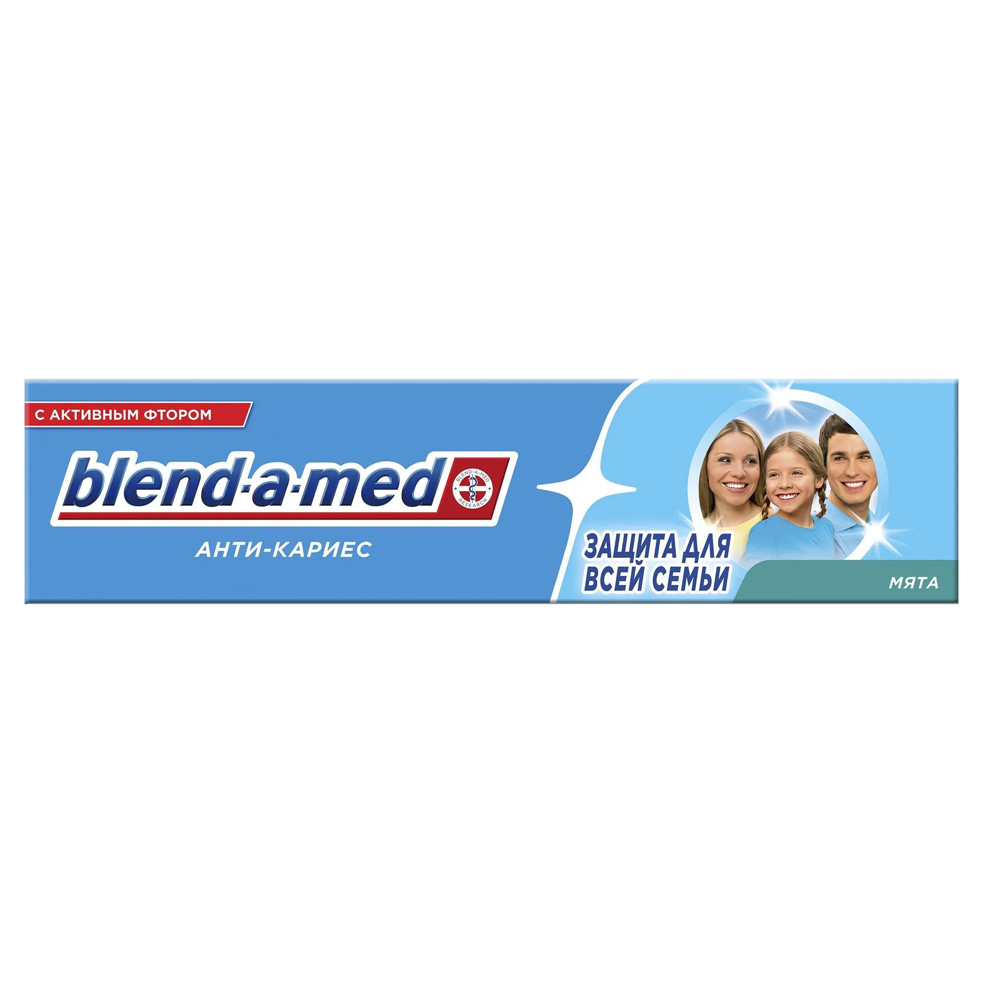 Зубная паста Blend-a-med Анти-кариес Защита для всей семьи, Мята, 100 мл