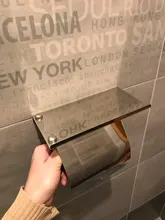 Paper-Holder Tissue-Box Roll-Stand Toilet 304-Stainless-Steel