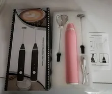 Milk-Frother-Blender Mixer Whisk Bubble-Maker Usb-Charger Coffee-Cappuccino Electric Handheld