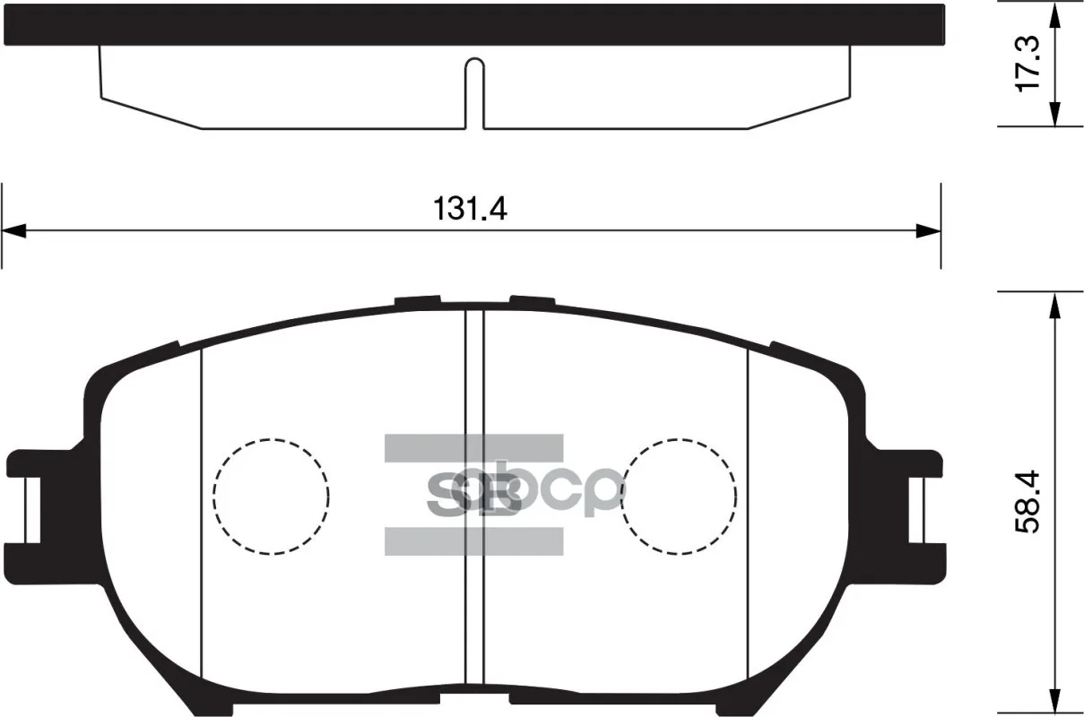 Колодки Тормозные Toyota Camry(_v30_) 2.4/3.0 0104 Передние Sangsin Brake Sp2037 Sangsin brake арт. SP2037