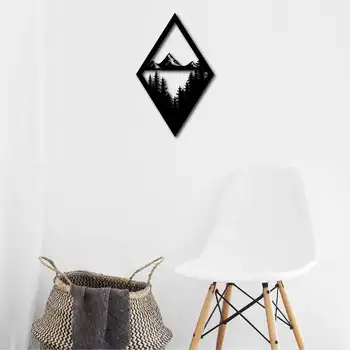 

Metal Decor Lacquer and Mountain 70x45 cm Wall Ornament Home Decoration Wall Decor Table