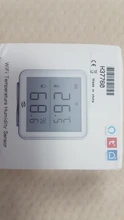 Tuya-Sensor de temperatura y humedad WIFI para interiores, higrómetro con pantalla LCD que funciona con Smart Life, Alexa y Google