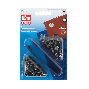 

542412 eyelets aged iron 5mm, 40 PCs Prym