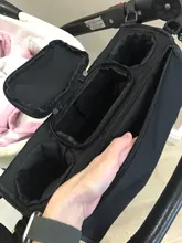 Organizador de cochecito de bebé, bolsa de portabotellas, accesorios de cochecito de bebé, silla de ruedas
