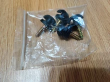 4 Pcs Universal Car Rear Trunk Envelope Cargo Net Tie Down Hook Ring Loop Hanging