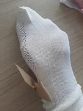 Medias de algodón para niños y niñas, medias caladas para recién nacidos, transpirables, con bonito lazo, medias de princesa, Primavera/novedad de verano