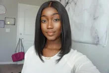 Cara de póquer 28 30 40 pulgadas recto 13x4 frente de encaje pelucas de cabello humano Pre arrancado brasileño encaje Frontal pelucas para mujeres negras Remy