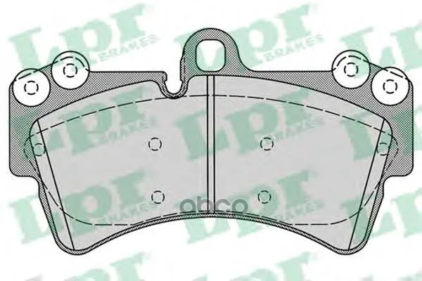 Колодки Тормозные Audi Q7/Volkswagen Touareg/Porsche Cayenne 02 R18 Передние Lpr 05p1257 Lpr арт. 05P1257