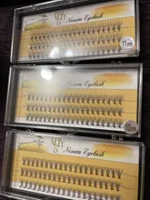 QSTY 60 uds. Natural largo conjunto de pestañas individuales Extensión Profesional 10D visón pestañas falsas maquillaje pestañas blandas de imitación