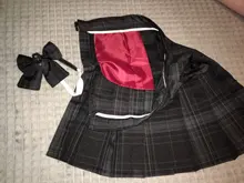Púrpura de las mujeres Goth negro a cuadros plisado falda Glir alta cintura Mini faldas Sexy Escuela Japonesa Harajuku Anime Cosplay traje de marinero