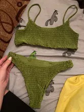 Meihuida-Bikinis de estilo vendaje para Mujer, traje de baño Sexy con sujetador acolchado de realce, conjunto de Bikini 2021