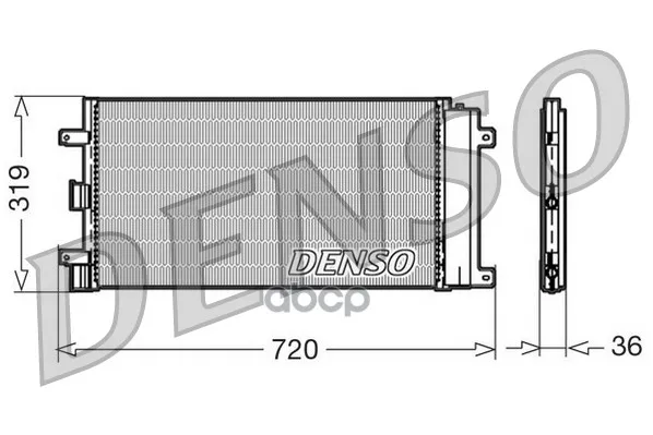 Радиатор Кондиционера Denso арт. DCN09042