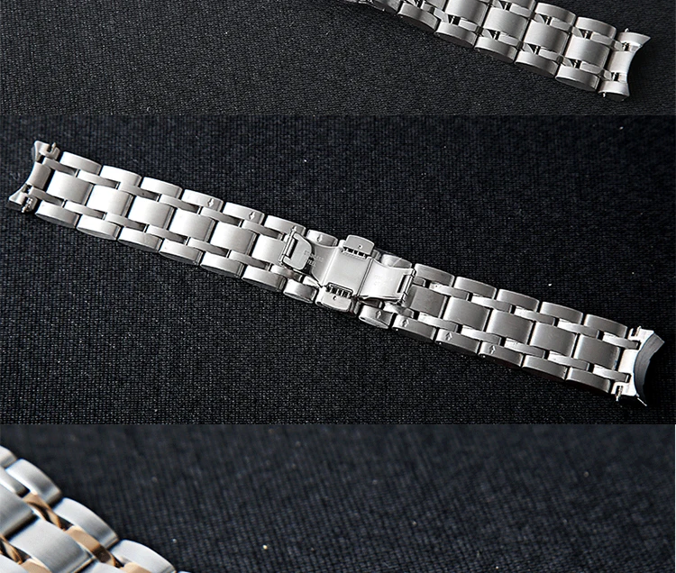 18 22 23 24 мм ремешок для часов из нержавеющей стали для Tissot T035 для мужчин и женщин для мужчин Тал аксессуары для запястья браслет серебро развернуть мужчин т застежка