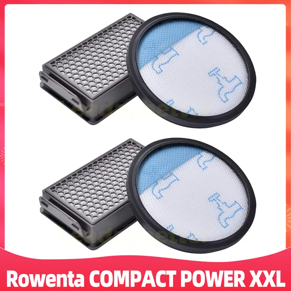 For Rowenta COMPACT POWER XXL RO4811EA / RO4871EA / RO4855EA / RO4826EA /  RO4859EA / RO4825EA /RO4881EA Hepa Filter Set ZR780000