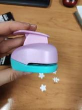 Perforadora de papel para álbum de recortes, 1,5 cm, con impresión artesanal, bricolaje, perforadora de espuma y papel Eva, Clip para fotos