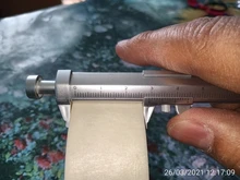 Bolígrafo de tinta de Gel multifunción de 1mm, Calibre Vernier, bolígrafo de papelería, regla de bola, suministros para estudiantes, regalo, 1/2/3 Uds.