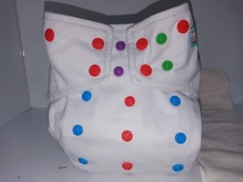 AIO Diaper ALVABABY Reusable Bamboo-Insert 4-Layer All-In-One 1pc Sewn-In Popular