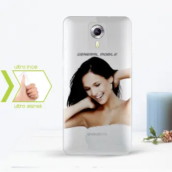 

Personalized General Mobile 4G Android One Slim Transparent Silicone Phone Cover