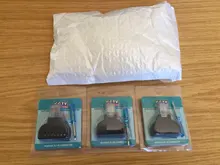 ESCAM-Adaptador de Terminal de tornillo RJ45, Ethernet macho a 8 pines AV, bloque convertidor, enchufe para cámara CCTV