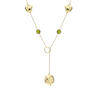 

Silver necklace with zirconium, sitals and cubic zirconium sunlight sample 925