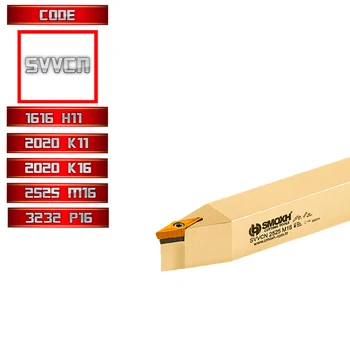 

SVVCN (72.5°) VCMT Turning Inserts External Lathe Tool Holders, lathe boring bar,turning tools,lathe cutter,carbide lathe,