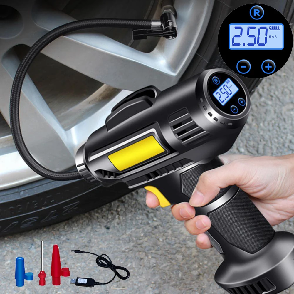 Pompe à Air électrique 120W pour pneu de voiture, compresseur d