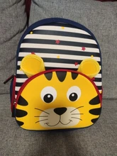 Lindo chico niño escuela bolsas mochila de jardín de niños niñas niños mochila 3D de dibujos animados de animales de