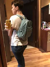 Mochila de Nylon impermeable para mujer, bolso de hombro femenino de moda, estilo Vitality juvenil, bolso escolar de viaje multifuncional