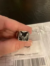 CHUHAN-anillo de acero inoxidable con diseño de águila americana para hombre, sortija con personalidad, estilo Hip Hop, Rock, para fiesta de motocicleta