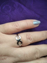 DOTIFI 316L anillo de acero inoxidable, Coreano Simple dulce creativo grande 8 palabra compromiso anillo de boda, joyería E1