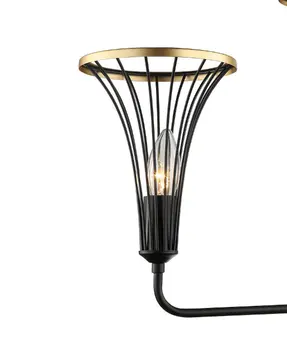 

Pendant interior chandelier Ives in loft style, 60 W, E14, for 3 lamps