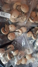 5 uds de Metal de madera bebé chupete Clips soportes con pinzas para chupetes para bebé Accesorios