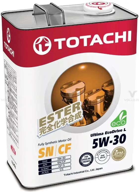 TOTACHI Ultima EcoDrive L Fully Synthetic SN/CF 5W-30 4л