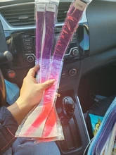 Alileader-extensiones de cabello sintético de 20 pulgadas con Clip, pelo postizo liso con Clips, ombré, productos para el cabello