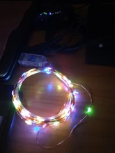 Fairy-String-Lights Garland Copper-Wire-Lamp Remote-Control Party-Decoration Christmas