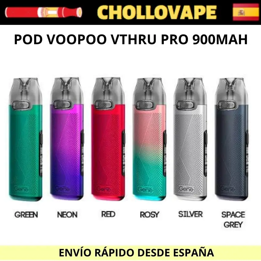 Pod Voopoo Vthtu Pro 900Mah Vaper Sigaretta Elettronica Vape-Ricarica Rapida C Vape Sigaretta Elettronica Pod