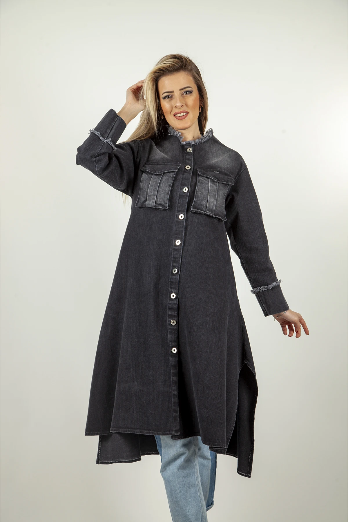 

Ardanewline Women Denim Tunic 08059855