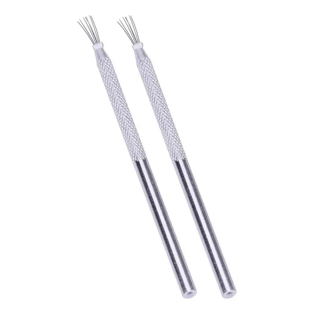 

Creative Handmade Clay Mud Seven Needles Texture Brush Auxiliary Modeling Tools -2 pieces