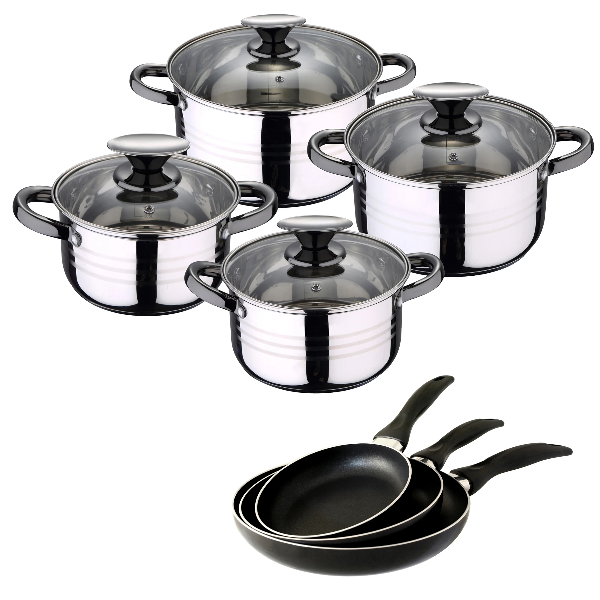 Кастрюля катунь гретта. Набор кастрюль mayer&boch 8пр. Набор посуды kelli kl-4213 8 пр. Набор посуды pomi d'oro caro pss-640031 8 пр. Набор кастрюль rondell rds-818 strike 8пр.