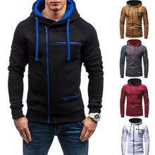 Masculino casaco com capuz marca de moda homens hoodies 2022 primavera outono homem casual hoodies moletom com zíper cor sólida