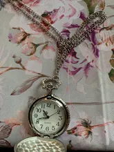 Reloj de bolsillo de cuarzo para hombres y mujeres, cadena colgante de plata, relojes para regalo, Retrato del líder de Rusia