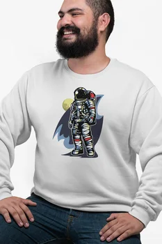 

Angemiel Wear Vicinity Astronaut White Men 'S Sweatshirt