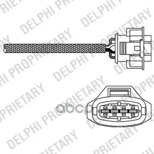 Кислородный Датчик Es20283-12b1 Delphi арт. ES20283-12B1