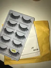 Pestañas postizas 3D de visón gruesas, 5 pares, maquillaje, pestañas llamativas, volumen Natural, suaves, g800