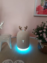 Mini Humidifier Essential-Oil-Diffuser Led-Light Car Aromatherapy Ultrasonic Deer Cool-Mist-Adorable