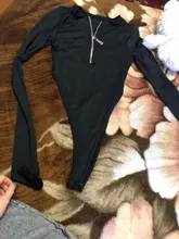 Women Jumpsuits Spring Long-Sleeve Skinny Zipper Sexy Solid Fashion Sheath CNYISHE