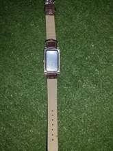 Reloj de moda para mujer, pulsera rectangular de cuero, de cuarzo, informal, sencillo, blanco, regalo