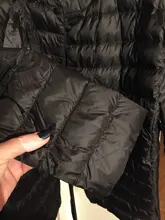 Abrigo de plumón ultraligero para mujer, chaqueta de plumón de pato sin cuello redondo, acolchado, portátil, novedad de invierno 2020